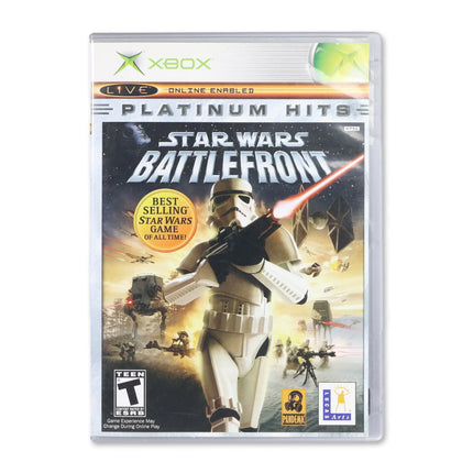 Star Wars Battlefront [Platinum Hits] for Microsoft Xbox - Case front cover - Complete in box or case and game.