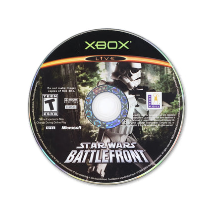 Star Wars Battlefront for Microsoft Xbox - Disc front with label - Game only.