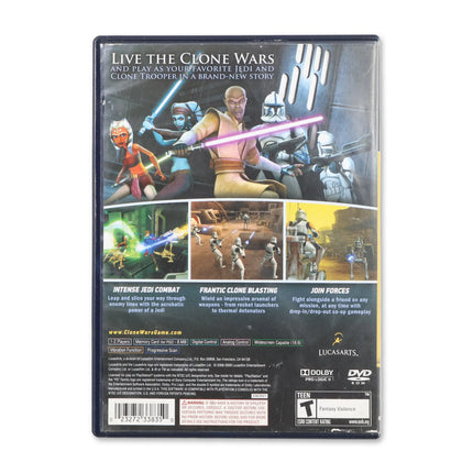 Star Wars Clone Wars: Republic Heroes for Sony PlayStation 2 - Case back cover - Product gallery.