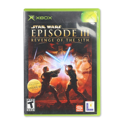 Star Wars Episode III Revenge of the Sith for Microsoft Xbox - Case front cover - Complete in box or case and game.