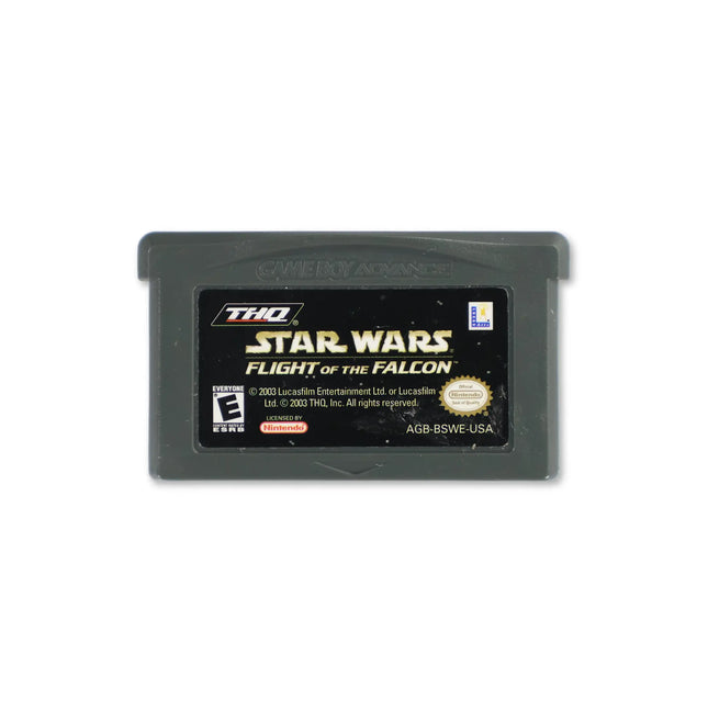 Star Wars Flight of Falcon for Nintendo Game Boy Advance - Cartridge front with label - Game only.