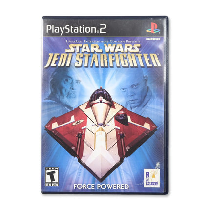Star Wars Jedi Starfighter for Sony PlayStation 2 - Case front cover - Complete in box or case and game.