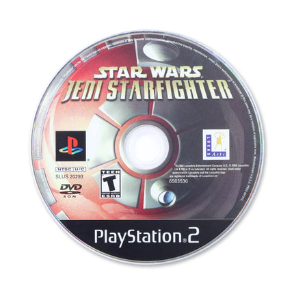 Star Wars Jedi Starfighter for Sony PlayStation 2 - Disc front with label - Game only.