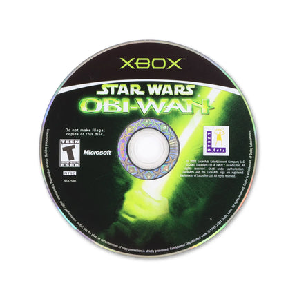Star Wars Obi-Wan for Microsoft Xbox - Disc front with label - Game only.