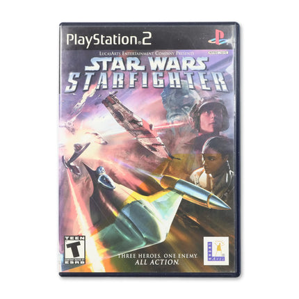 Star Wars Starfighter for Sony PlayStation 2 - Case front cover - Complete in box or case and game.