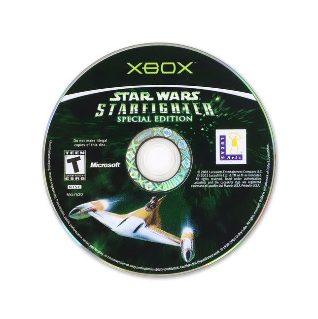 Star Wars Starfighter [Special Edition] for Microsoft Xbox - Disc front with label - Game only.