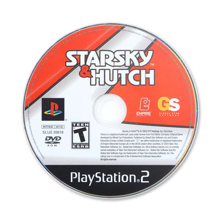 Starsky and Hutch for Sony PlayStation 2 - Disc front with label - Game only.