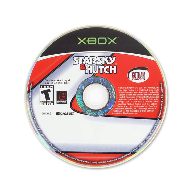 Starsky and Hutch for Microsoft Xbox - Disc front with label - Game only.