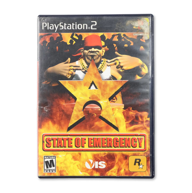 State of Emergency for Sony PlayStation 2 - Case front cover - Complete in box or case and game.