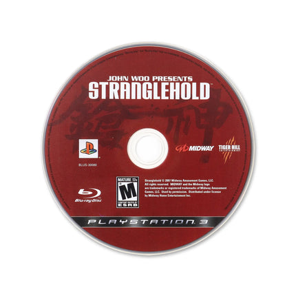 Stranglehold for PlayStation 3 - Cartridge front with label - Game only.