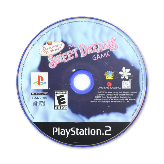 Strawberry Shortcake The Sweet Dreams Game for Sony PlayStation 2 - Disc front with label - Game only.