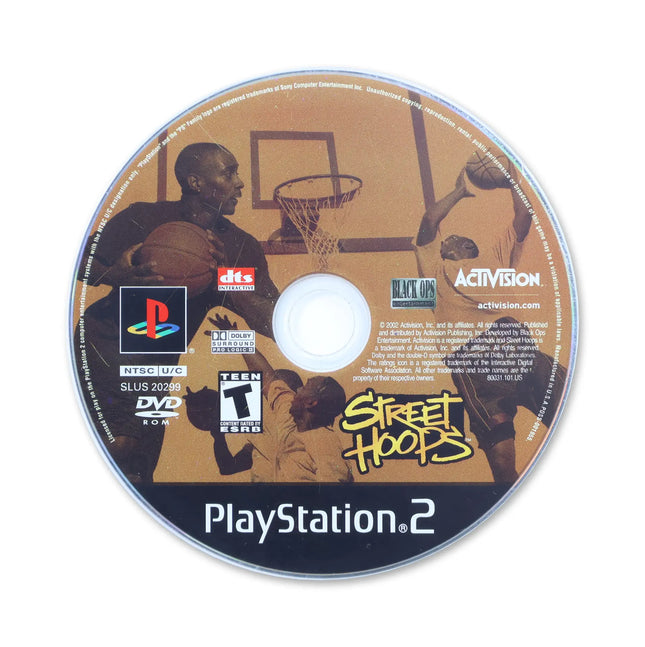 Street Hoops for Sony PlayStation 2 - Disc front with label - Game only.