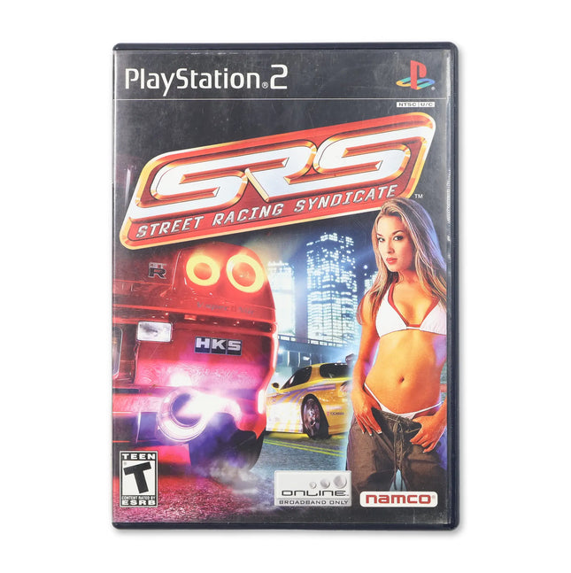 Street Racing Syndicate for Sony PlayStation 2 - Case front cover - Complete in box or case and game.