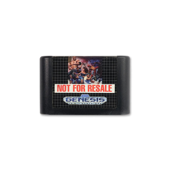 Streets of Rage 2 [Not For Resale] for Sega Genesis - Cartridge front with label - Game only.