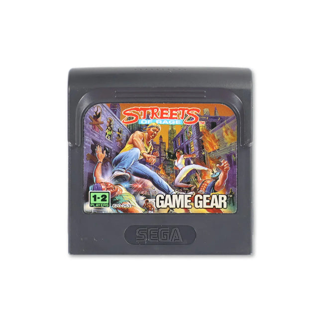 Streets of Rage for gg - Cartridge front with label - Game only.