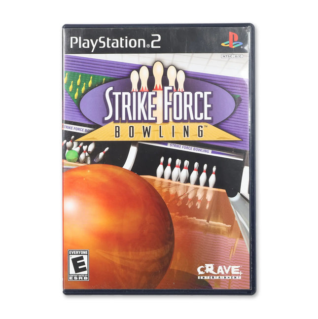 Strike Force Bowling for Sony PlayStation 2 - Case front cover - Complete in box or case and game.