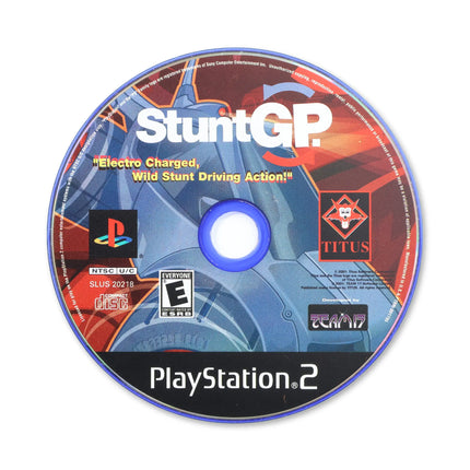 Stunt GP for Sony PlayStation 2 - Disc front with label - Game only.