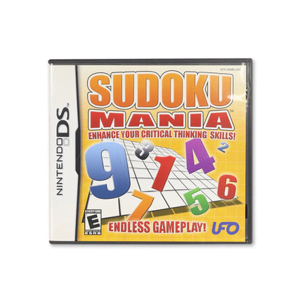 Sudoku Mania for Nintendo DS - Box front - Complete in box or box and game.