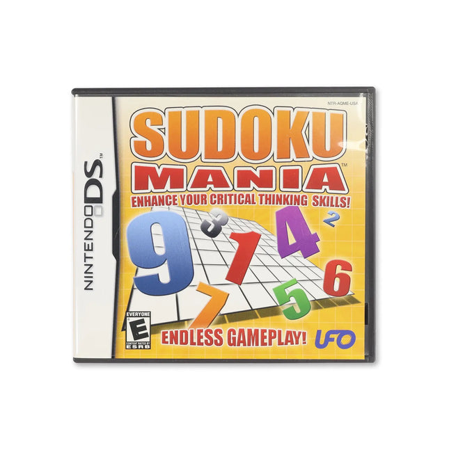 Sudoku Mania for Nintendo DS - Box front - Complete in box or box and game.