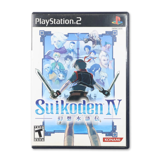 Suikoden IV for Sony PlayStation 2 - Case front cover - Complete in box or case and game.