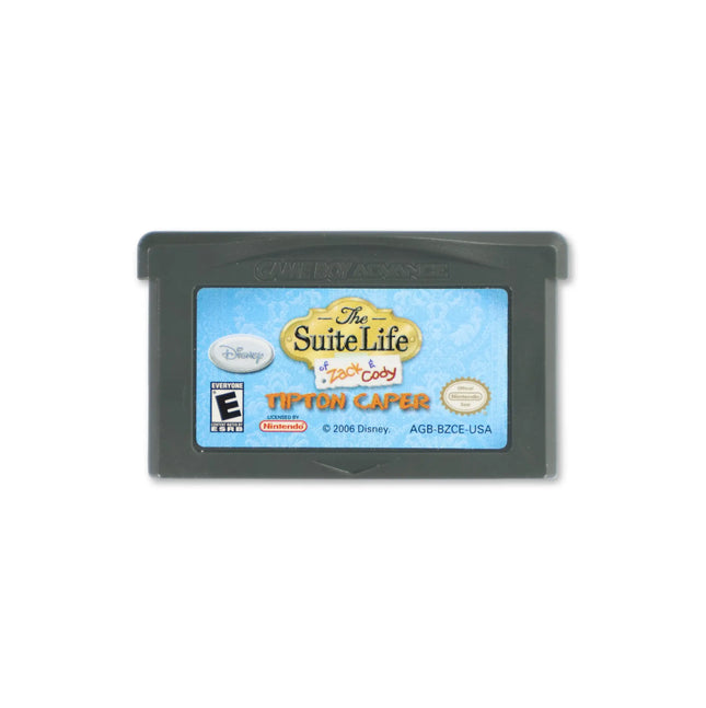 Suite Life of Zack and Cody Tipton Caper for Nintendo Game Boy Advance - Cartridge front with label - Game only.
