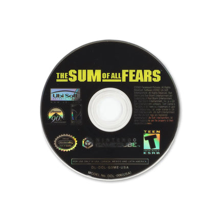 Sum of All Fears for Nintendo GameCube - Disc front with label - Game only.