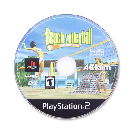 Summer Heat Beach Volleyball for Sony PlayStation 2 - Disc front with label - Game only.