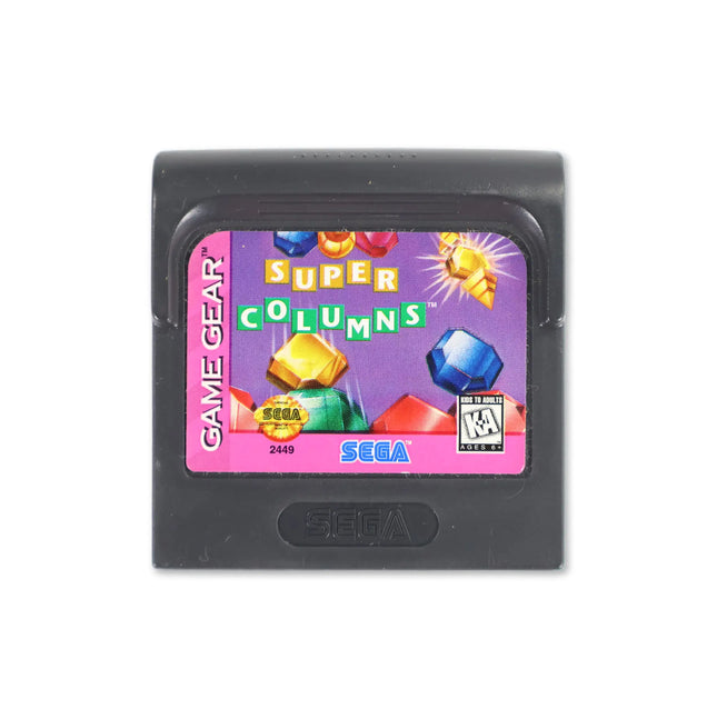 Super Columns for gg - Cartridge front with label - Game only.