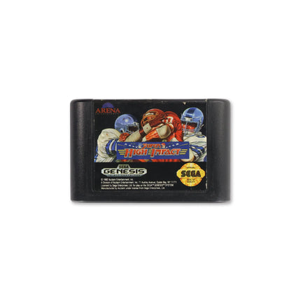 Super High Impact for Sega Genesis - Cartridge front with label - Game only.