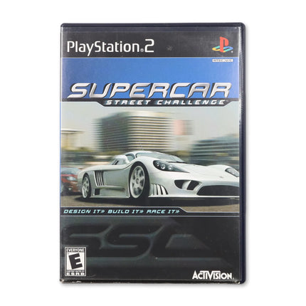 Supercar Street Challenge for Sony PlayStation 2 - Case front cover - Complete in box or case and game.