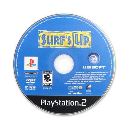 Surf's Up for Sony PlayStation 2 - Disc front with label - Game only.