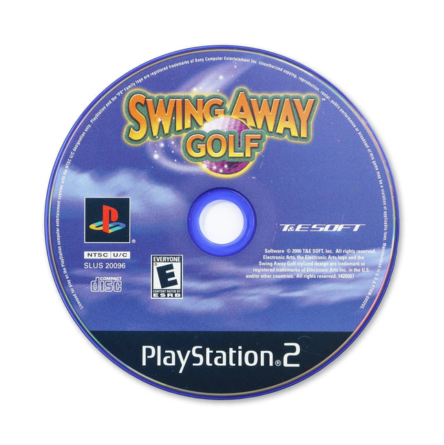Swing Away Golf for Sony PlayStation 2 - Disc front with label - Game only.