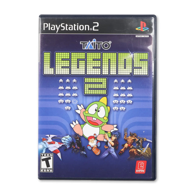 Taito Legends 2 for Sony PlayStation 2 - Case front cover - Complete in box or case and game.