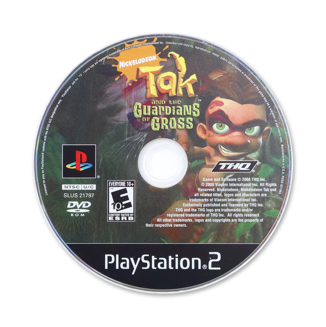 Tak and the Guardians of Gross for Sony PlayStation 2 - Disc front with label - Game only.