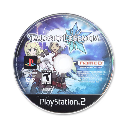 Tales of Legendia for Sony PlayStation 2 - Disc front with label - Game only.