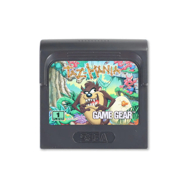 Taz Mania for gg - Cartridge front with label - Game only.
