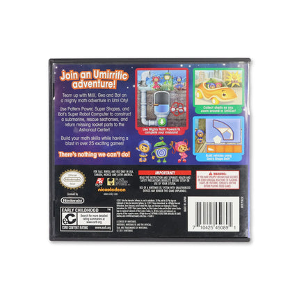 Team Umizoomi for Nintendo DS - Box back - Product gallery.