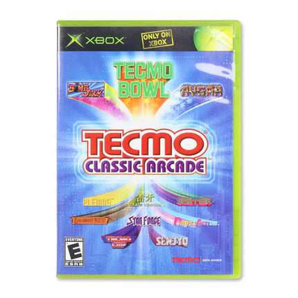 Tecmo Classic Arcade for Microsoft Xbox - Case front cover - Complete in box or case and game.