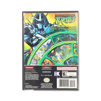 Teenage Mutant Ninja Turtles for Nintendo GameCube - Case back cover - Product gallery.
