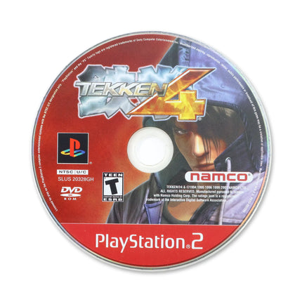 Tekken 4 [Greatest Hits] for Sony PlayStation 2 - Disc front with label - Game only.