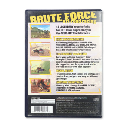 Test Drive Off Road Wide Open for Sony PlayStation 2 - Case back cover - Product gallery.