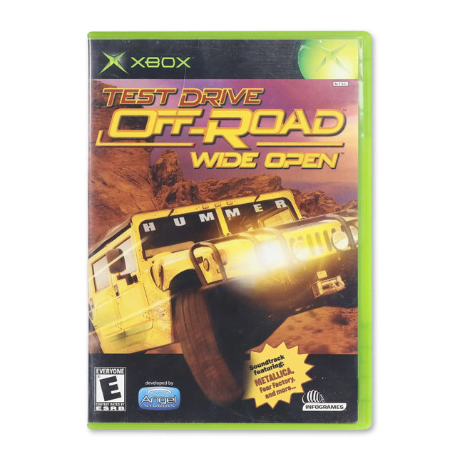 Test Drive Off Road Wide Open for Microsoft Xbox - Case front cover - Complete in box or case and game.