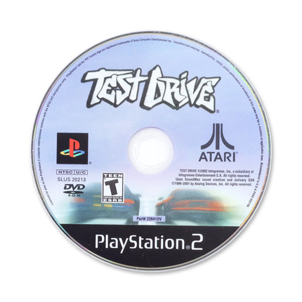 Test Drive for Sony PlayStation 2 - Disc front with label - Game only.
