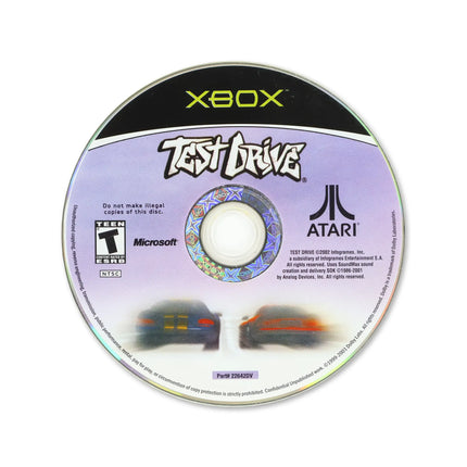 Test Drive for Microsoft Xbox - Disc front with label - Game only.