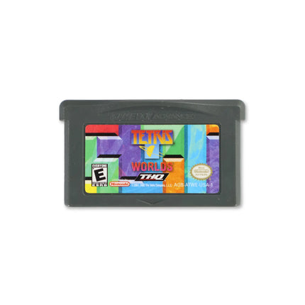 Tetris Worlds for Nintendo Game Boy Advance - Cartridge front with label - Game only.