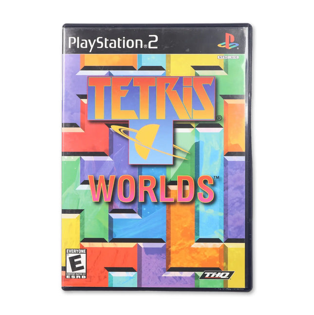 Tetris Worlds for Sony PlayStation 2 - Case front cover - Complete in box or case and game.