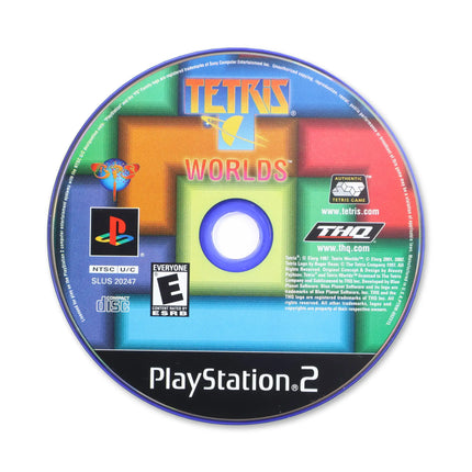 Tetris Worlds for Sony PlayStation 2 - Disc front with label - Game only.