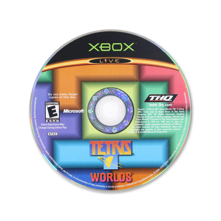 Tetris Worlds for Microsoft Xbox - Disc front with label - Game only.