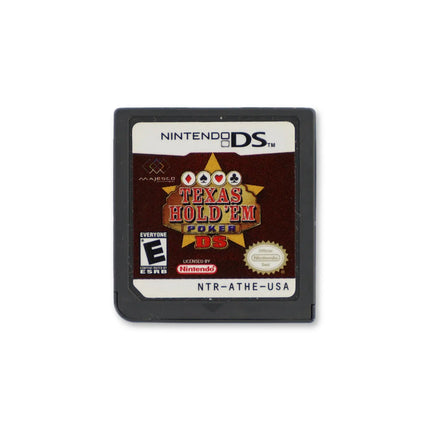 Texas Hold Em Poker for Nintendo DS - Cartridge front with label - Game only.