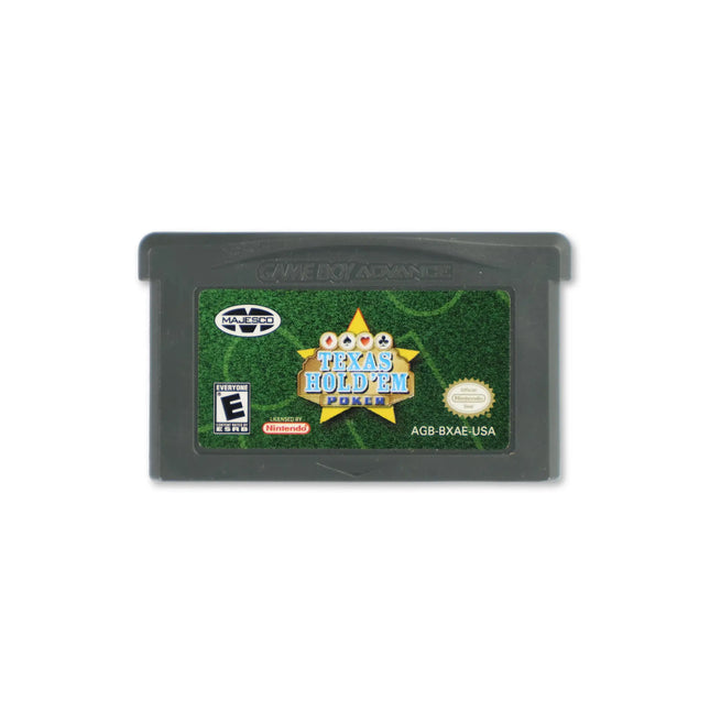 Texas Hold Em Poker for Nintendo Game Boy Advance - Cartridge front with label - Game only.